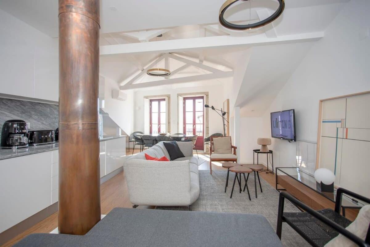 Liiiving In Porto - Ribeira Vintage View Apartment Luaran gambar